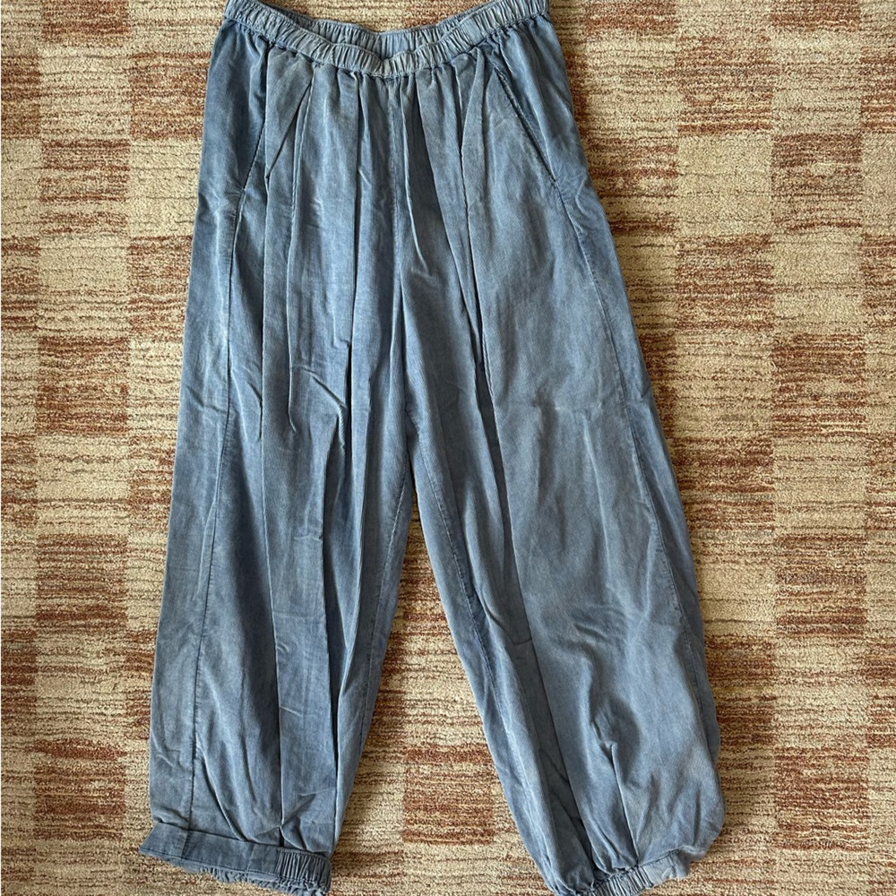 Free People Blue Trousers